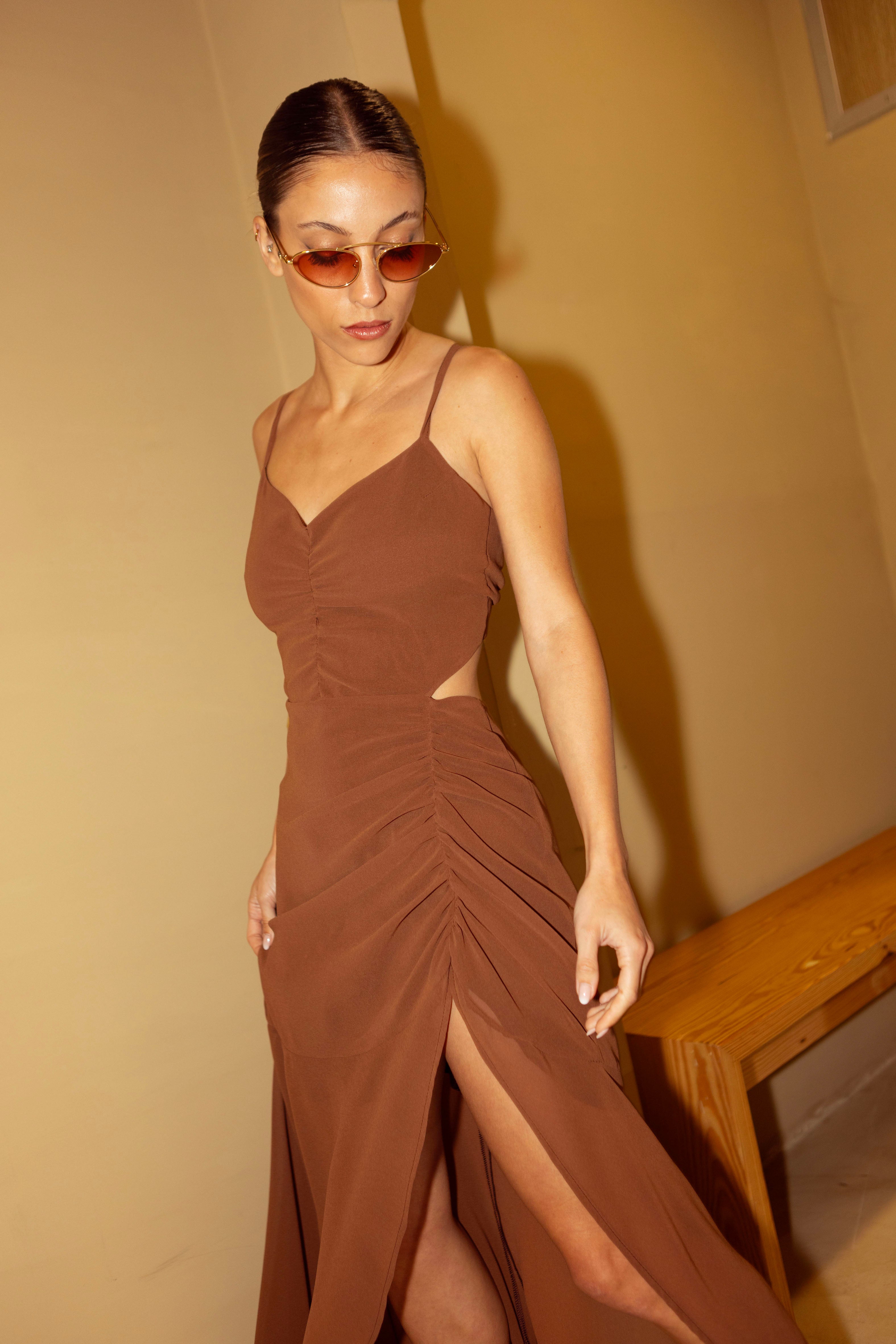 Vestido Niki marrón