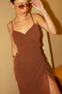 Vestido Niki marrón