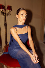 Cargar imagen en el visor de la galería, Vestido Lagos azul
