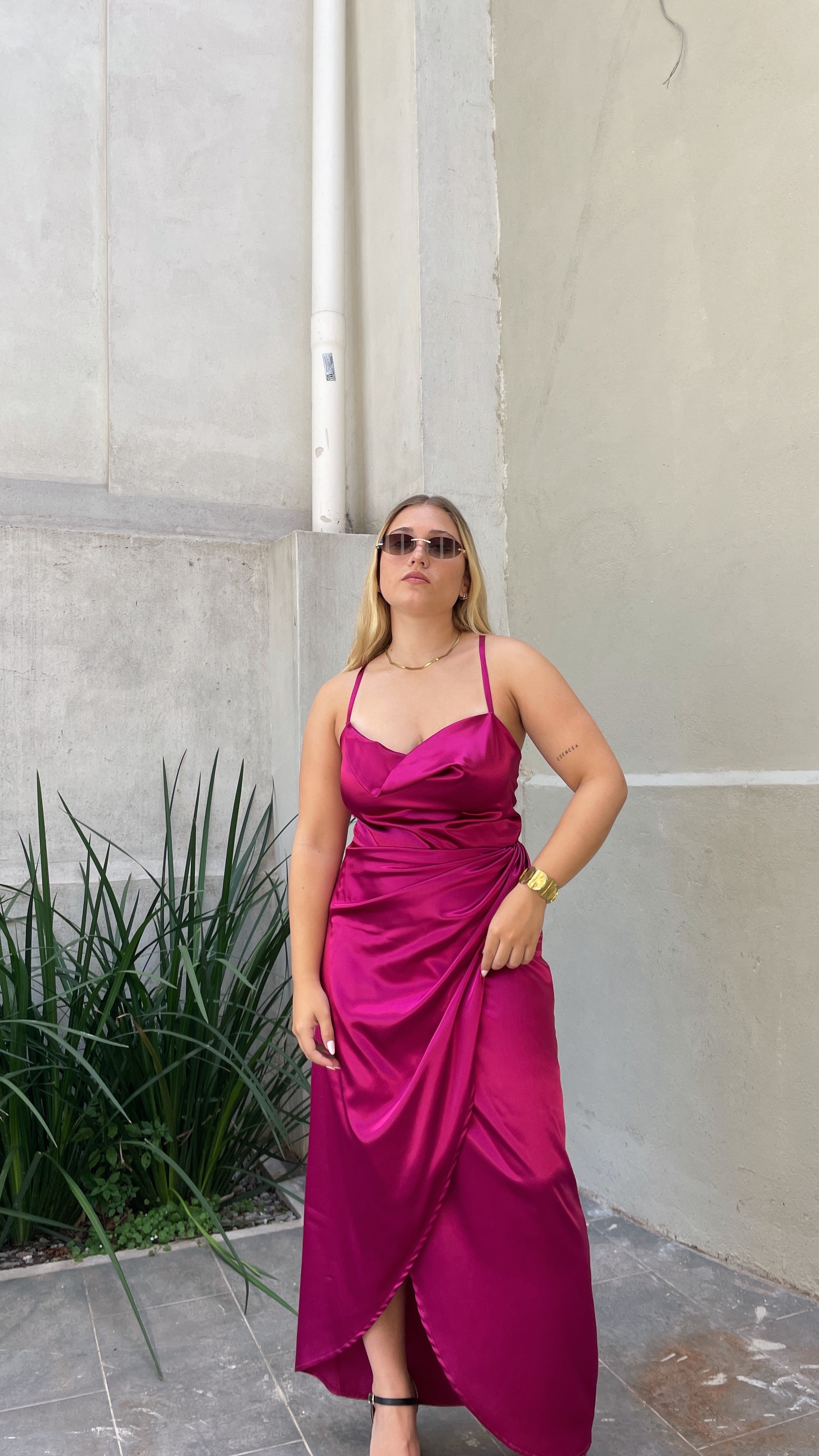 Vestido Australia Fucsia