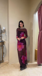 Cargar imagen en el visor de la galería, Vestido Origen estampado
