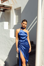 Cargar imagen en el visor de la galería, Vestido Pía azul
