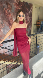 Cargar imagen en el visor de la galería, Vestido Lagos magenta
