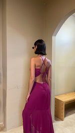 Cargar imagen en el visor de la galería, Vestido Niki uva
