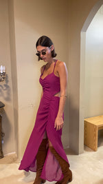 Cargar imagen en el visor de la galería, Vestido Niki uva
