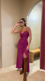 Cargar imagen en el visor de la galería, Vestido Niki uva
