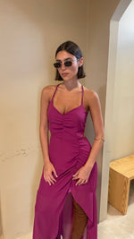 Cargar imagen en el visor de la galería, Vestido Niki uva
