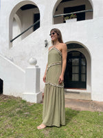 Cargar imagen en el visor de la galería, Vestido Coiba verde sage
