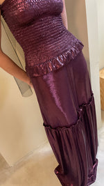 Cargar imagen en el visor de la galería, Vestido aguadulce bordeaux
