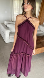 Cargar imagen en el visor de la galería, Vestido Coiba bordeaux
