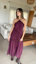Cargar imagen en el visor de la galería, Vestido Coiba bordeaux
