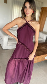 Cargar imagen en el visor de la galería, Vestido Coiba bordeaux

