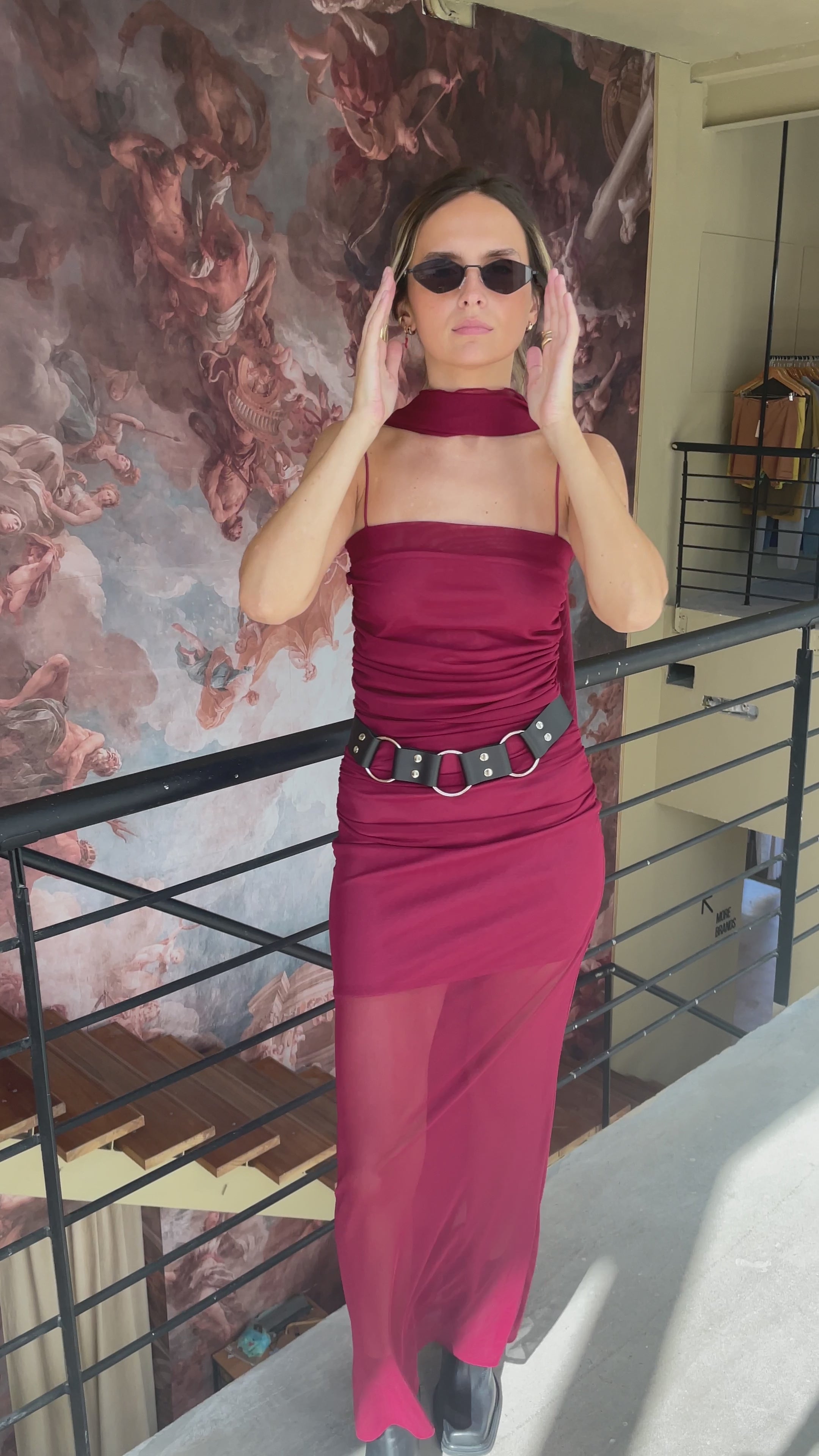 Vestido Lagos magenta