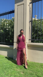 Cargar y reproducir el video en el visor de la galería, Vestido Paca uva
